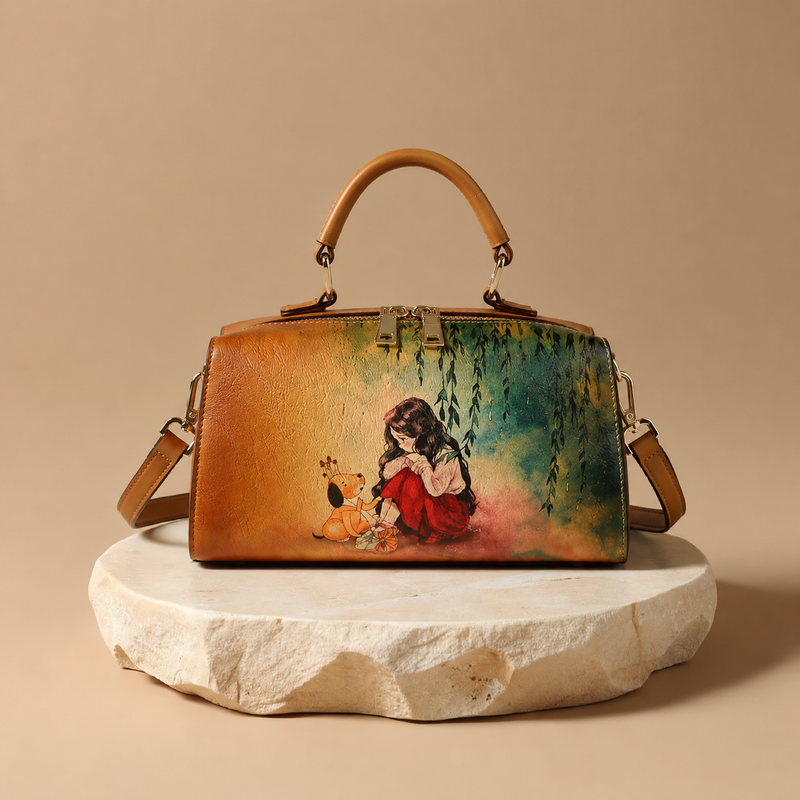 Sac dame peint à la main