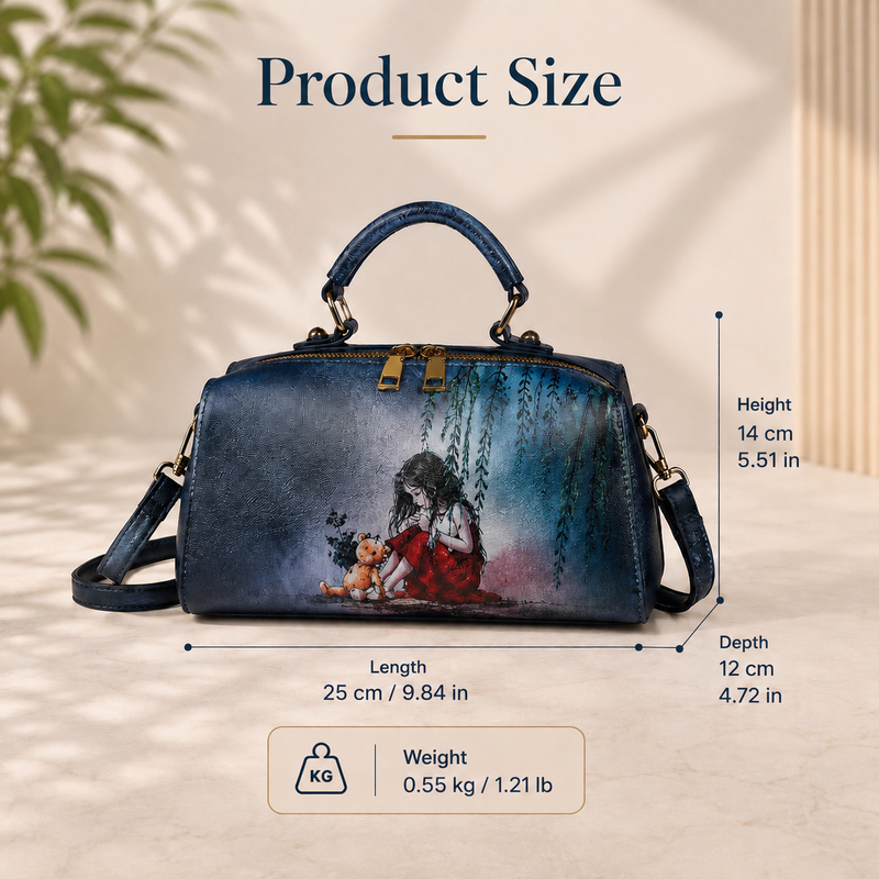 Sac dame peint à la main