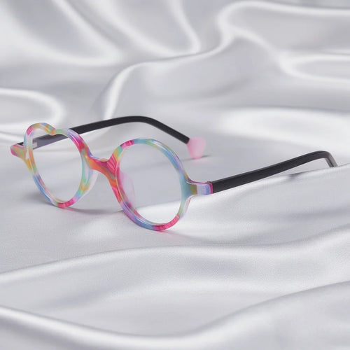 Lunettes de Soleil Cœur Verres Miroir — vue 1