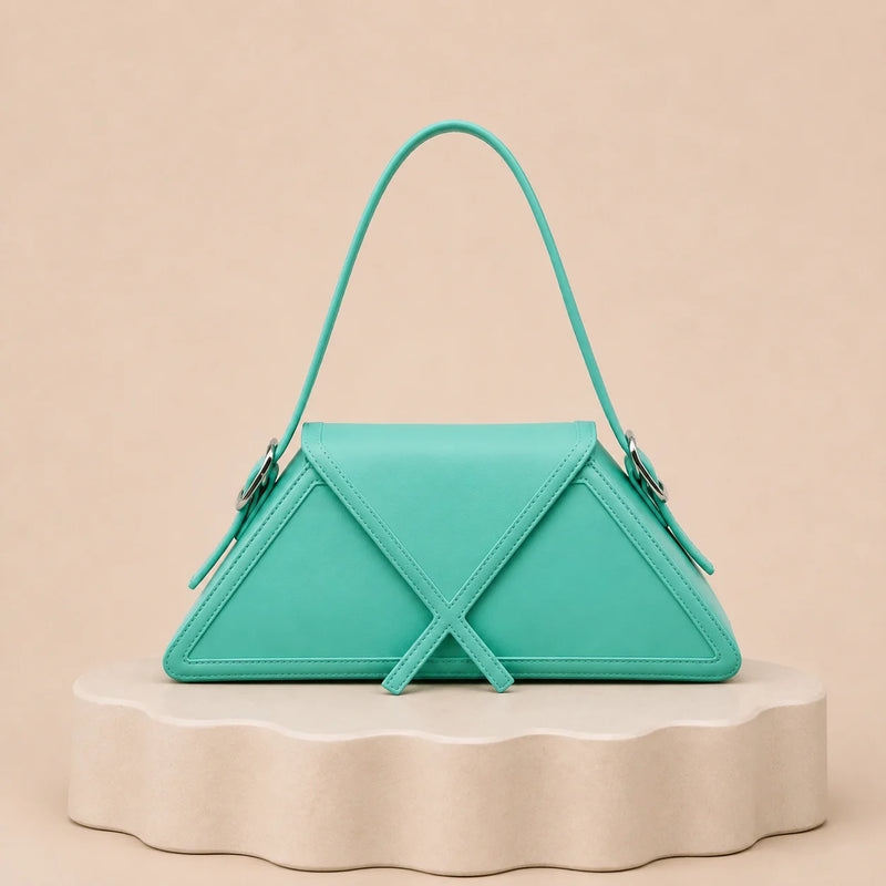 Dos du sac triangulaire géométrique