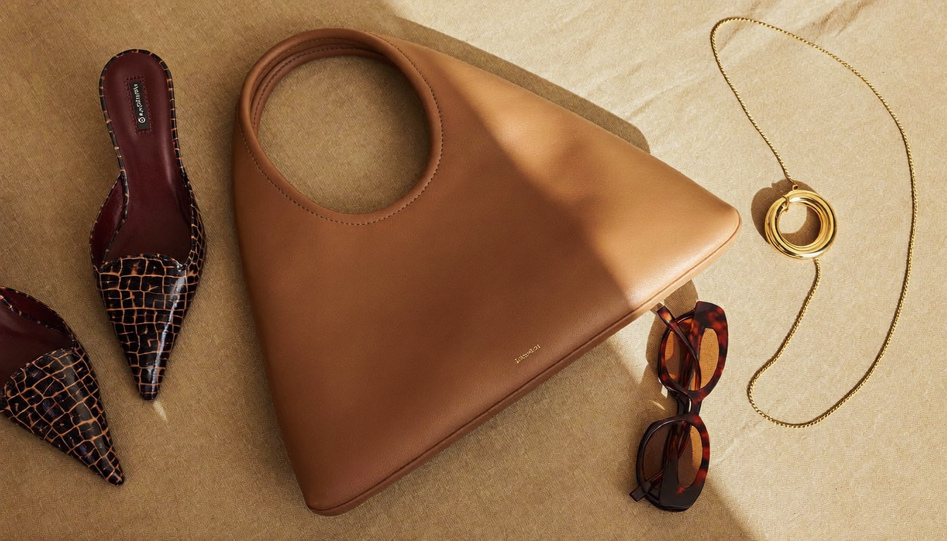 Accessoires tendance printemps-été 2026 : sac slouchy, mules pointues, créoles, monture acétate Image
