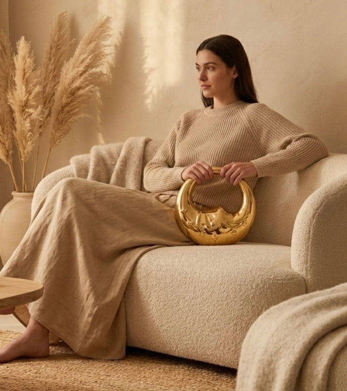 Sac à Main Cuir Pleine Fleur Ugals vue dos - Sakiwé