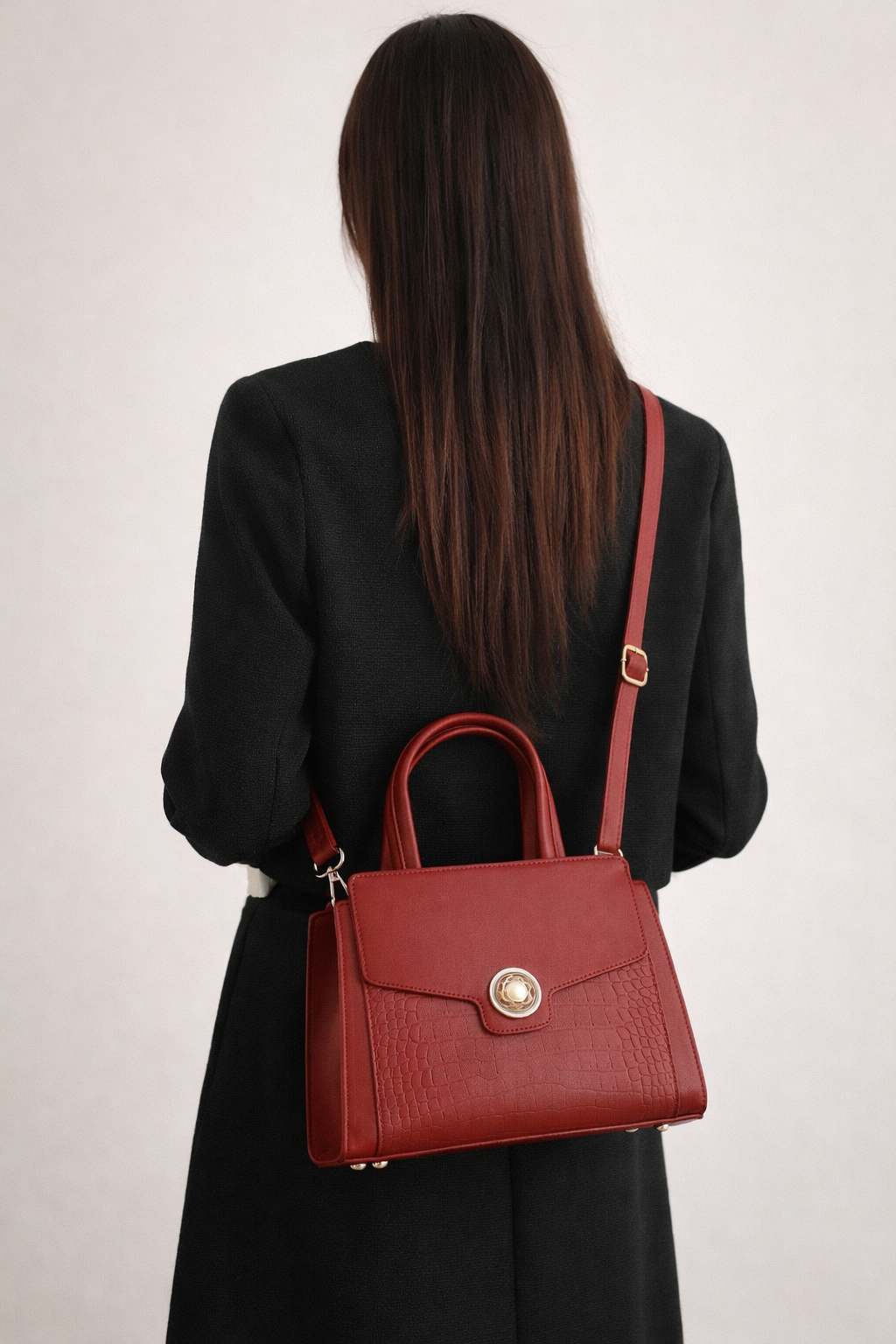 Sac à main  Coaliea Effet Croco _ SAKIWE