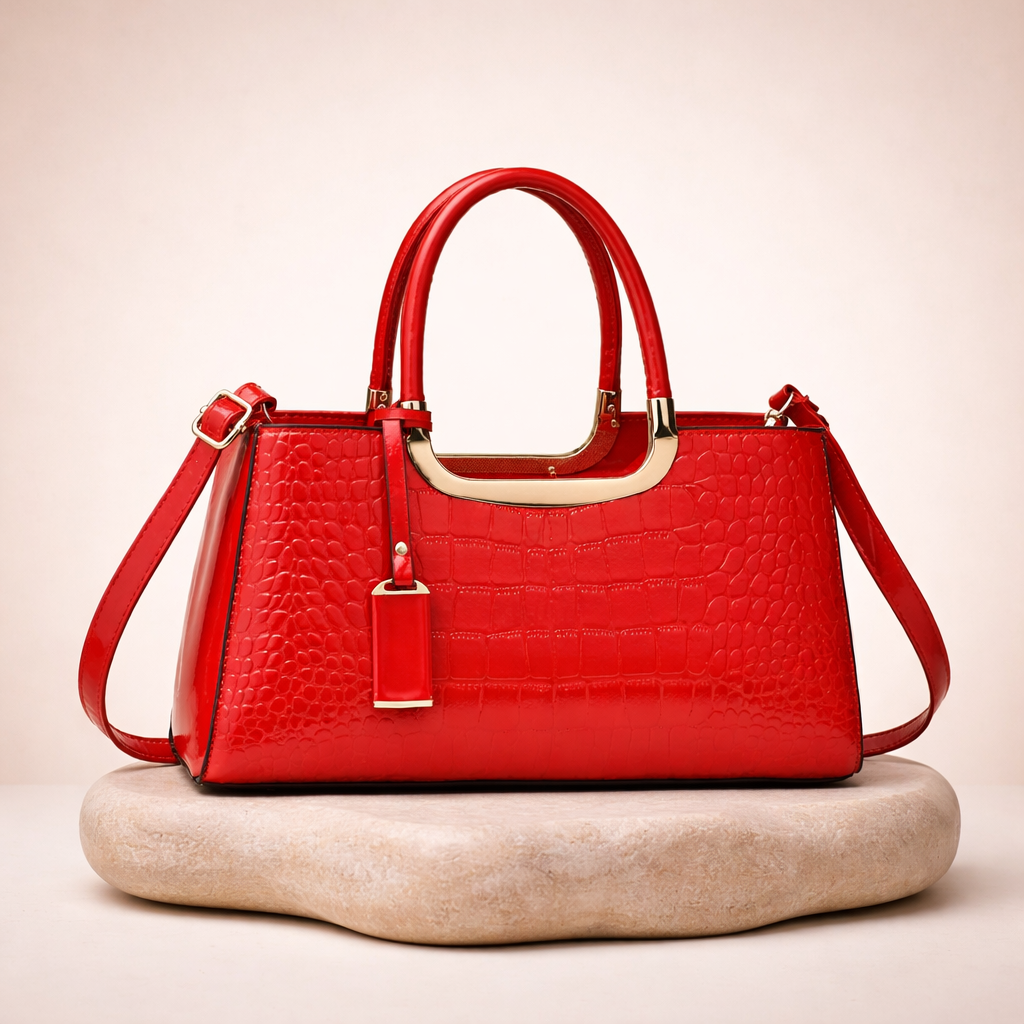 Sac à main Nana en Simili-Motif Croco _ SAKIWE