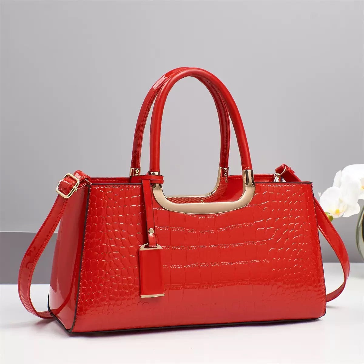 Sac à main Nana en Simili-Motif Croco _ SAKIWE