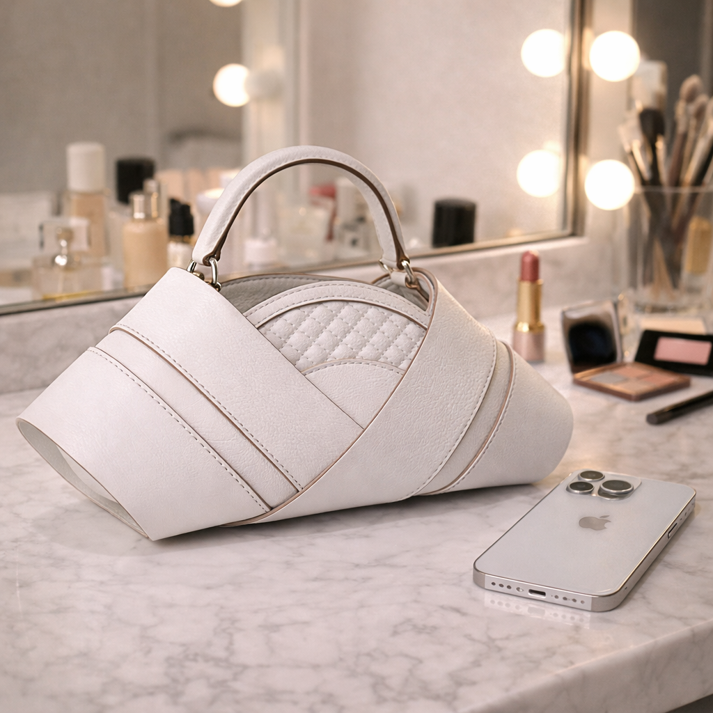 Sac à main blanc Aura _ SAKIWE