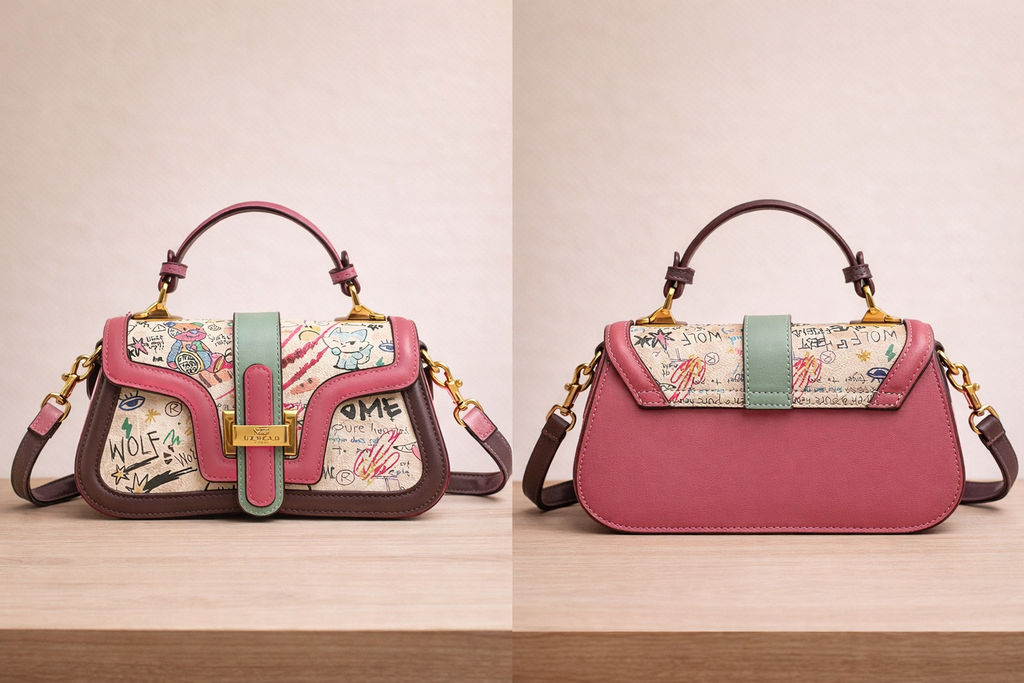 Sac à Main Cuir Pleine Fleur Limitee vue 10 - Sakiwé