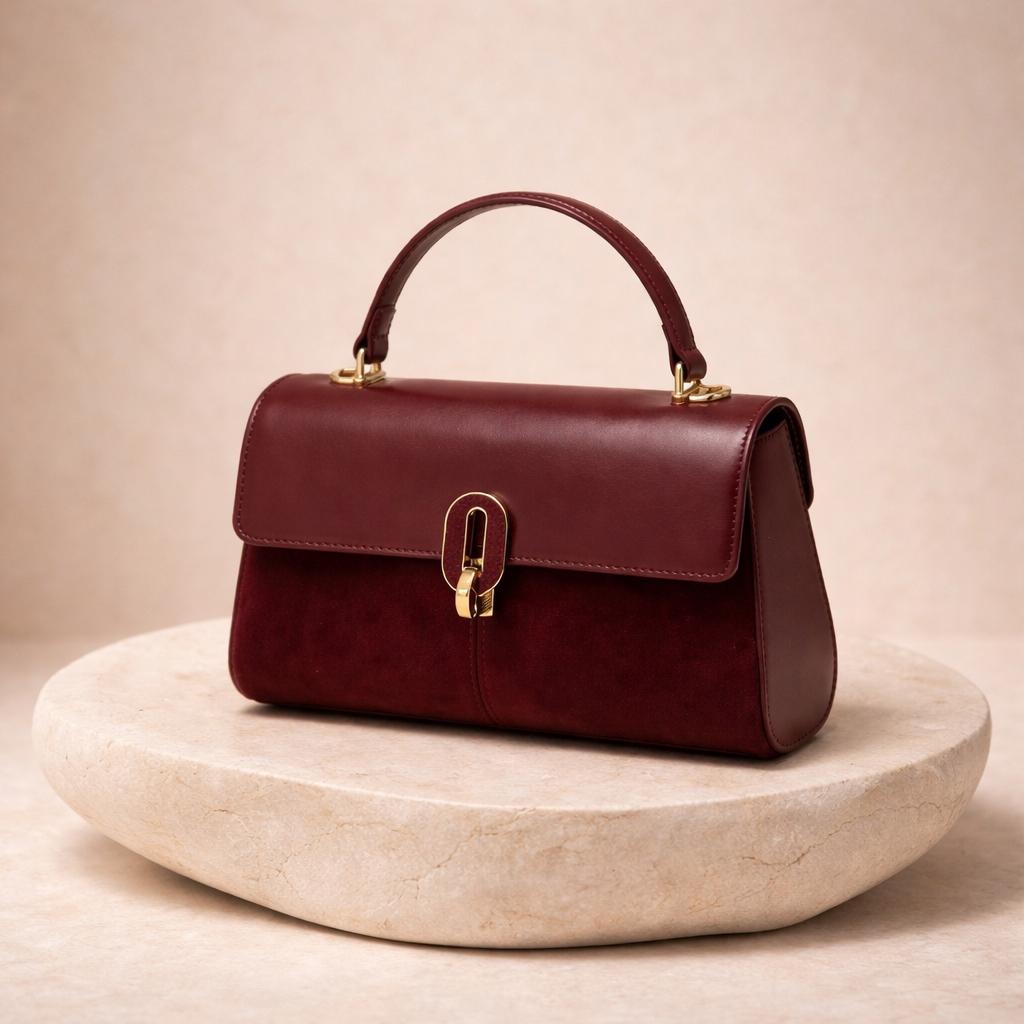 Sac à main Effet Velours Luxe _ SAKIWE