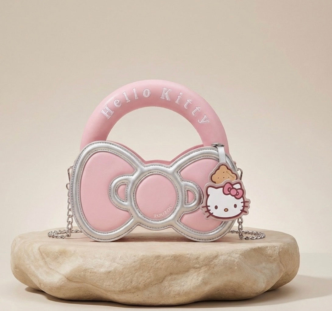 Sac à main Hello Kitty en nœud kawaii pop _ SAKIWE