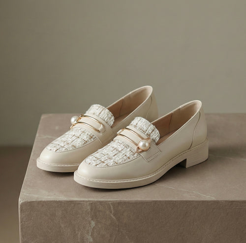 Mocassins Cuir Souple vue face - Sakiwé