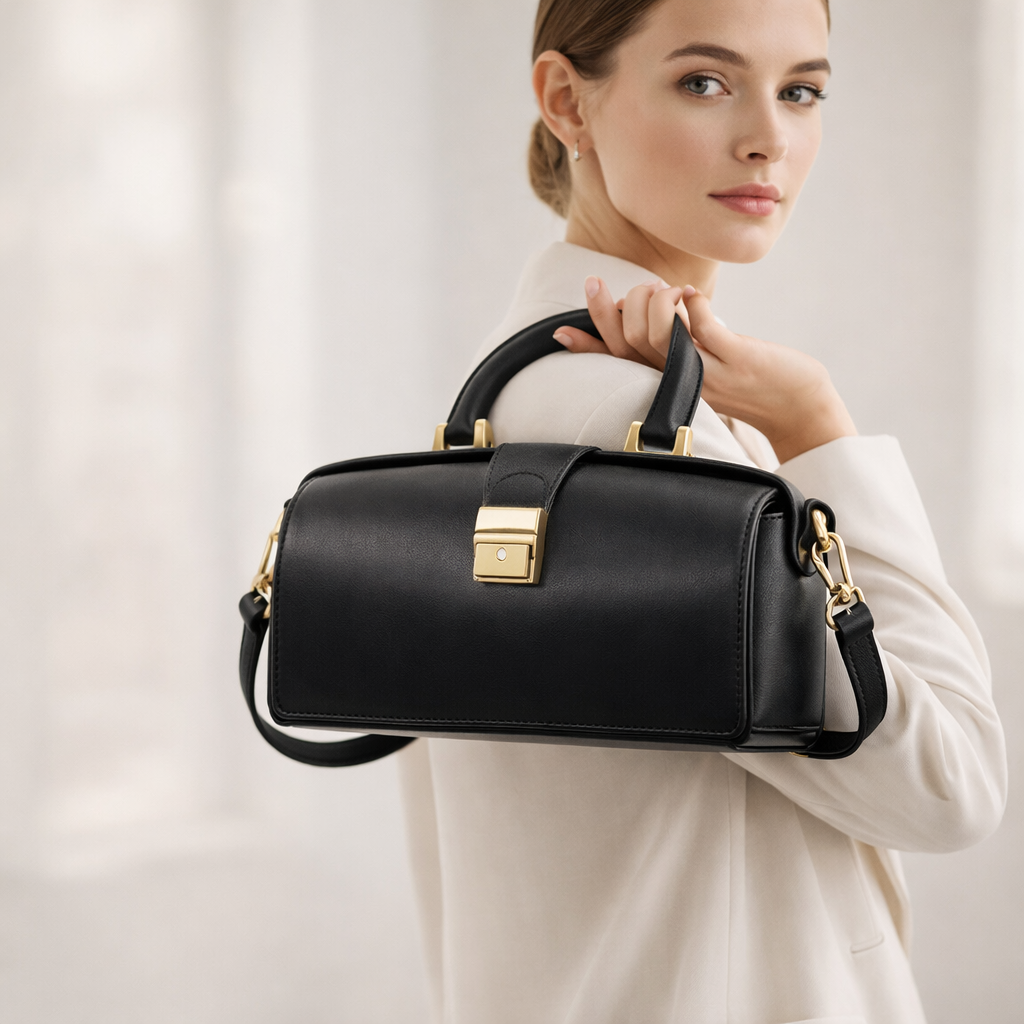 Sac à Main Cuir Pleine Fleur Contemporain vue 13 - Sakiwé