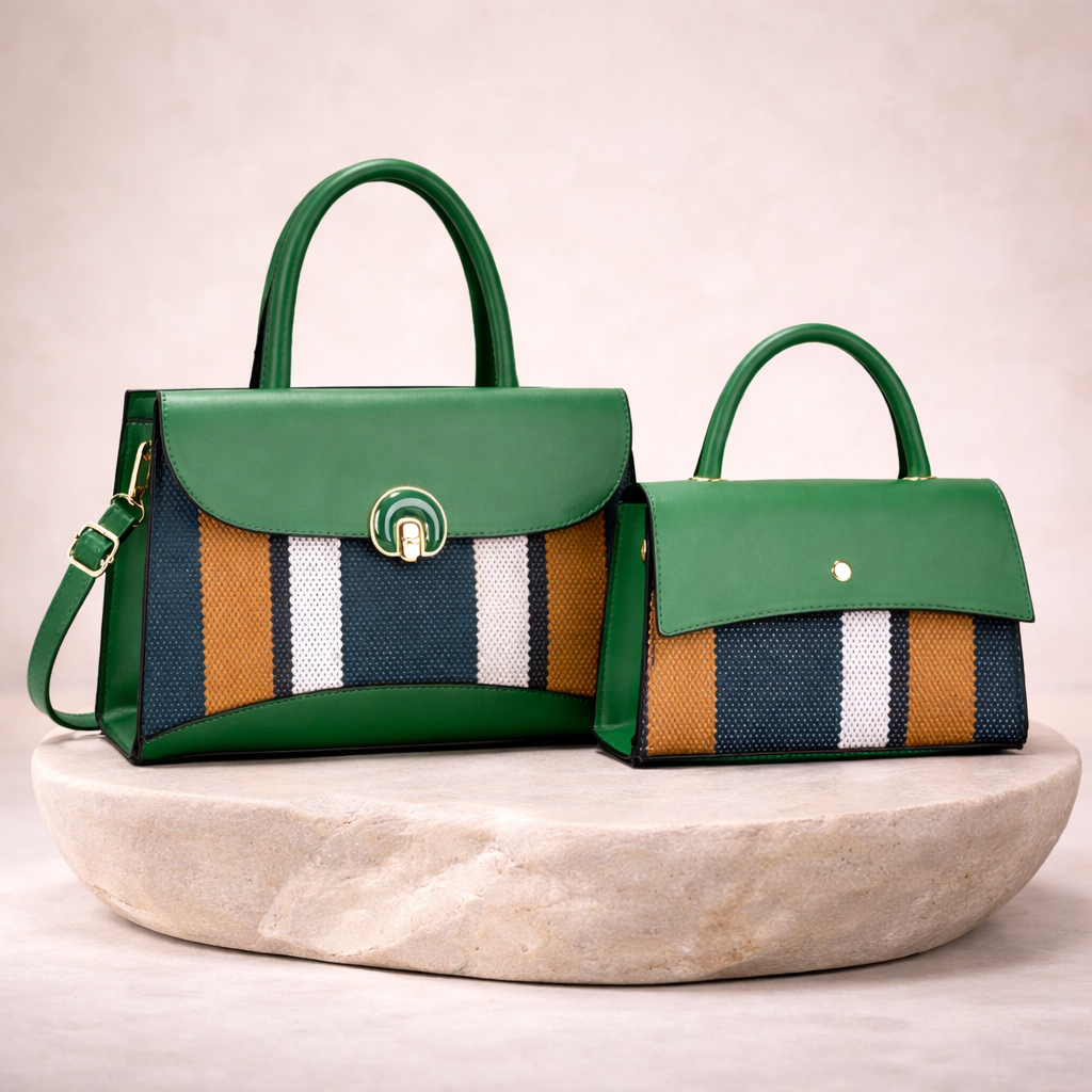 Sac à Main Cuir Pleine Fleur Citadin vue face - Sakiwé