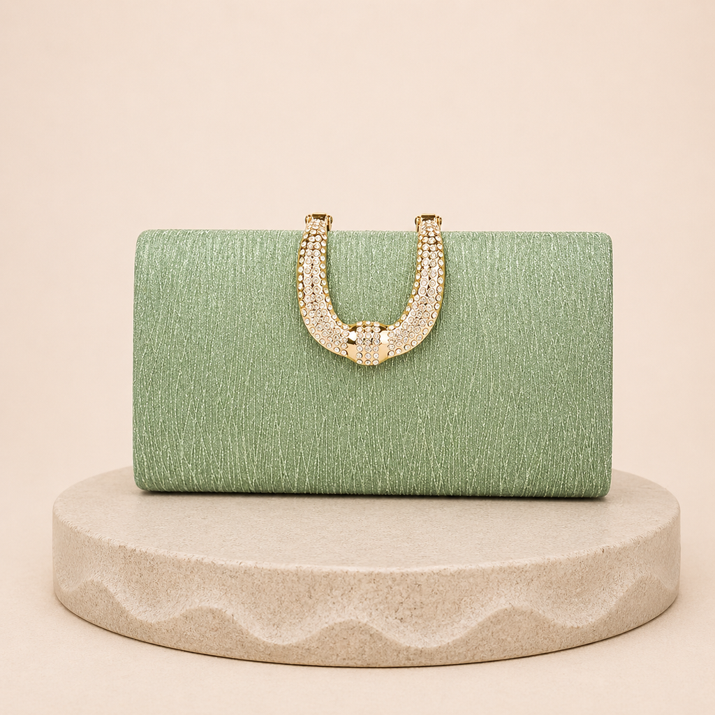Pochette bijou tons lumineux