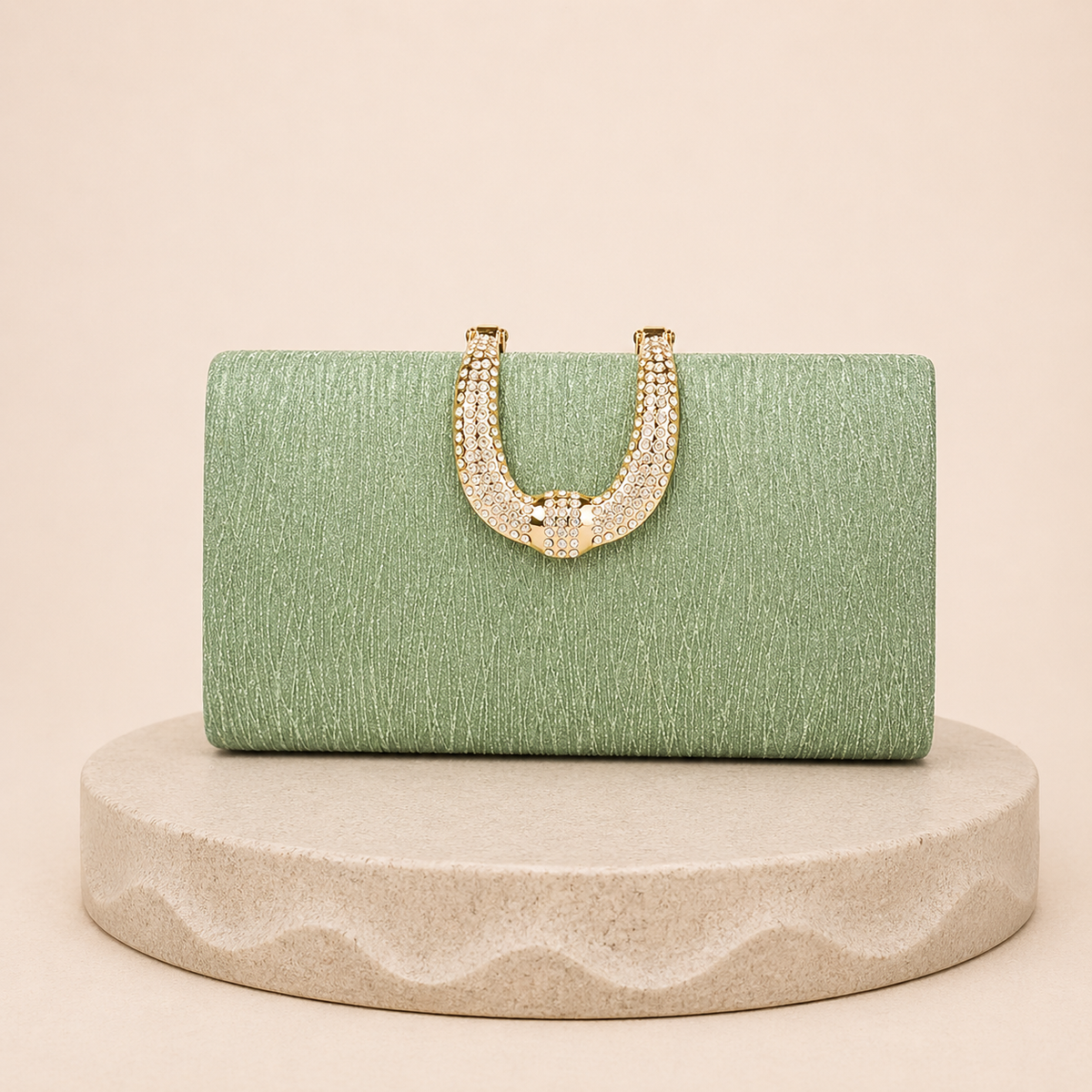 Pochette bijou tons lumineux