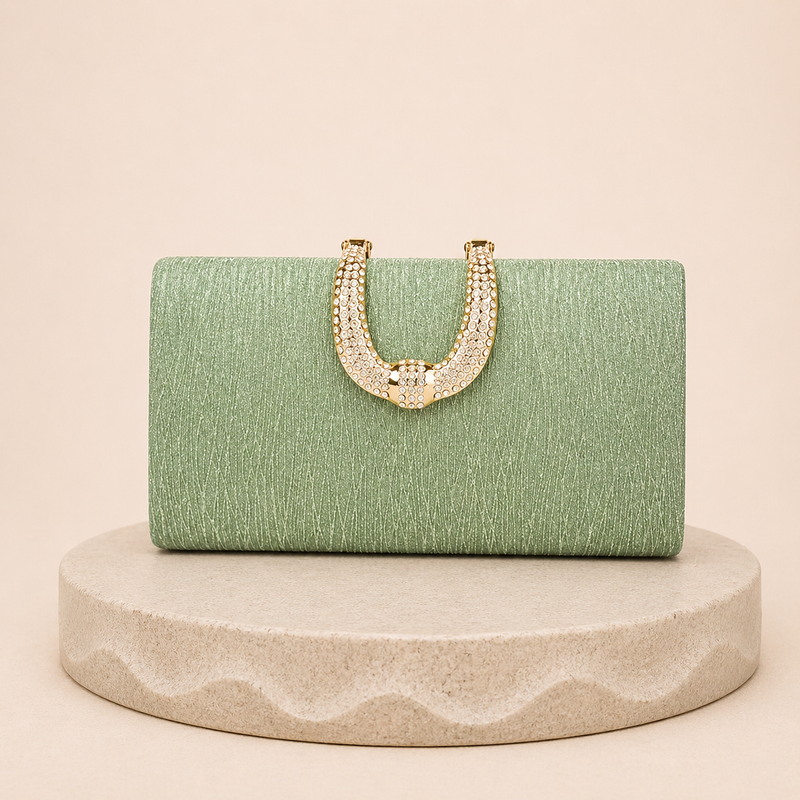 Pochette bijou tons lumineux