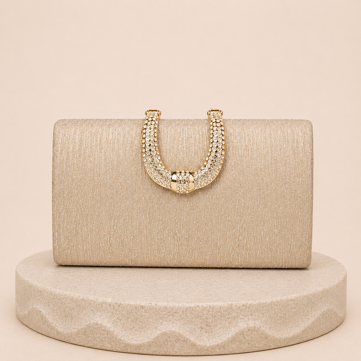Pochette bijou tons lumineux