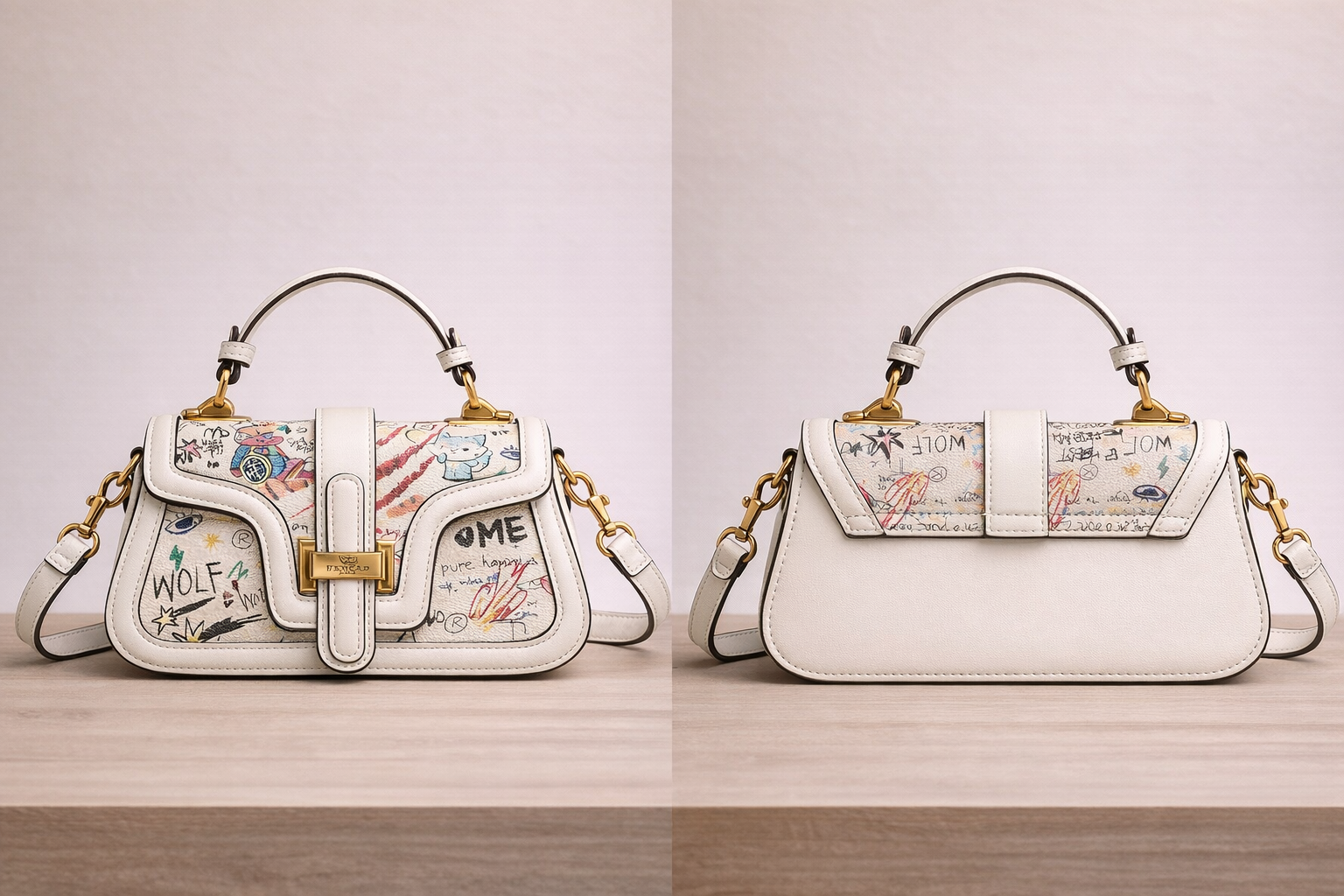 Sac à Main Cuir Pleine Fleur Limitee vue 9 - Sakiwé