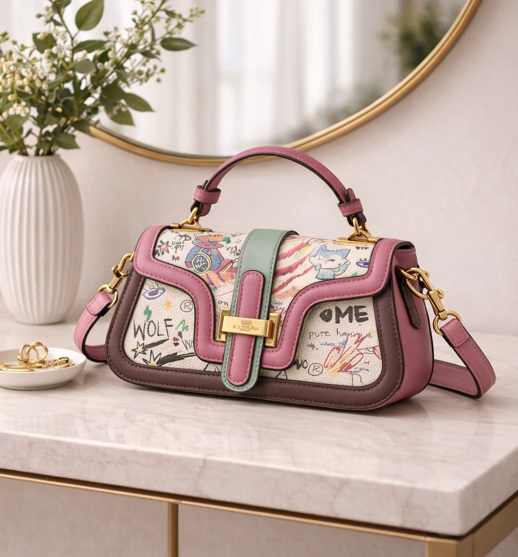 Sac à Main Cuir Pleine Fleur Limitee vue 8 - Sakiwé