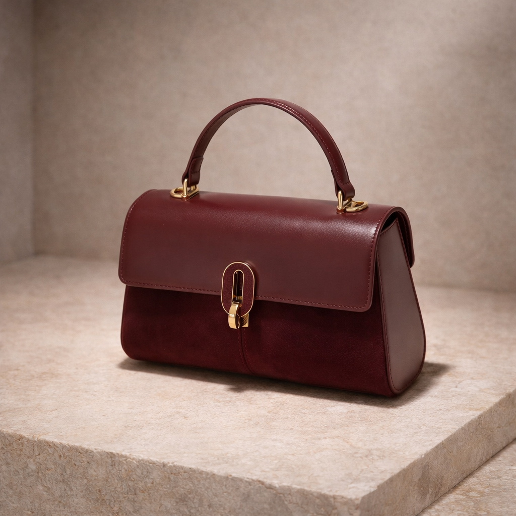 Sac à main Effet Velours Luxe _ SAKIWE