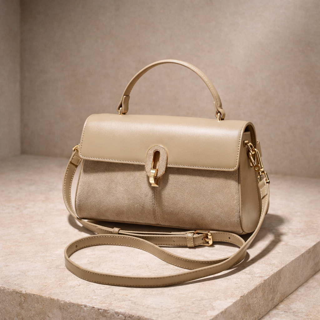 Sac à main Effet Velours Luxe _ SAKIWE