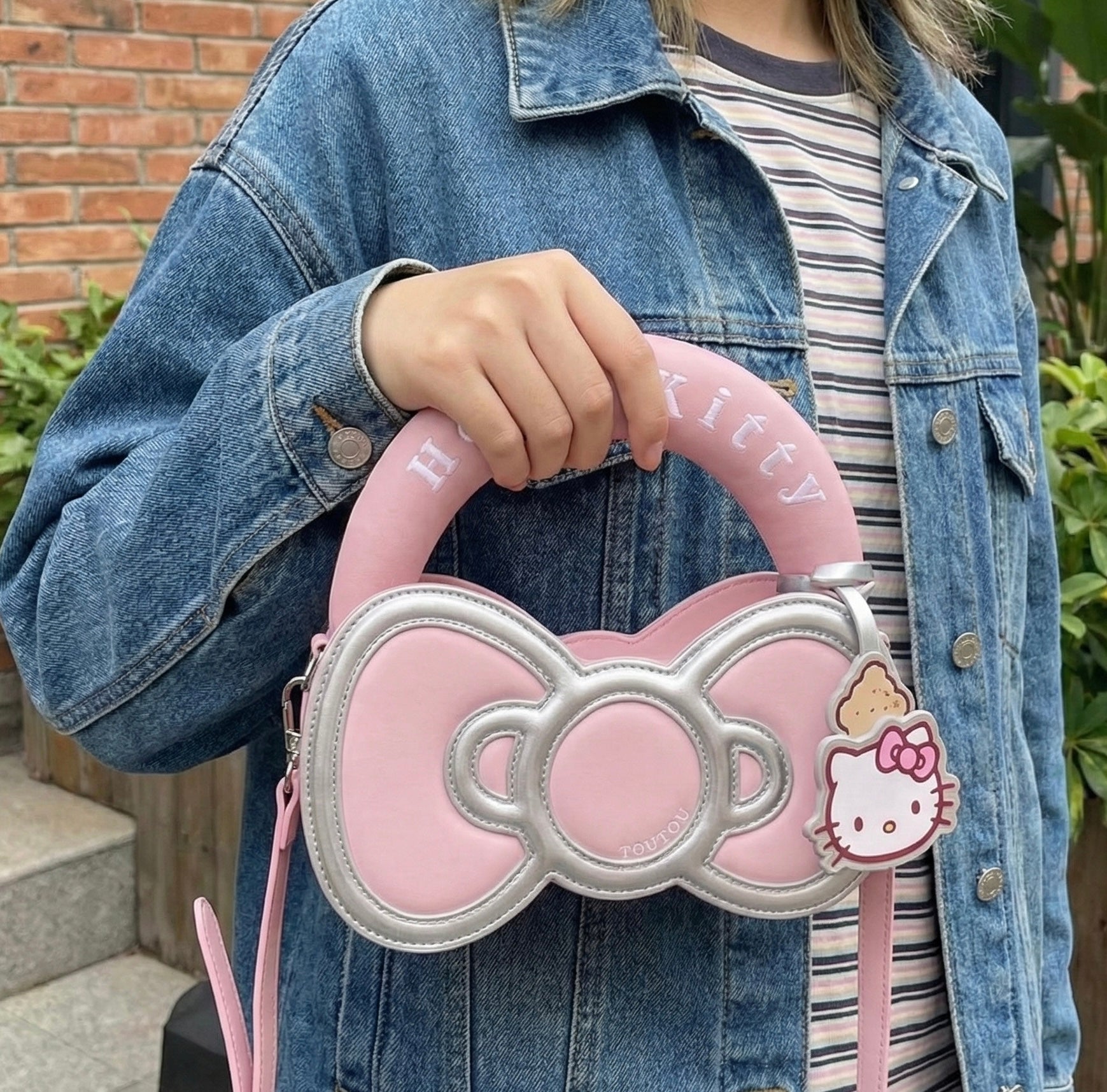 Sac à main Hello Kitty en nœud kawaii pop _ SAKIWE