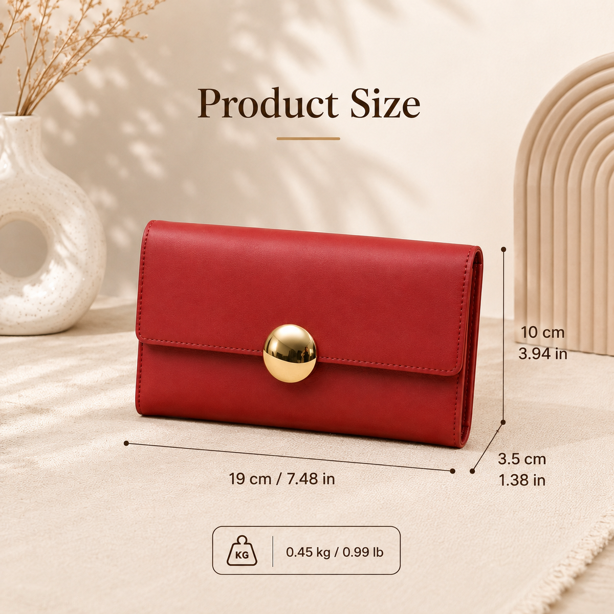 Pochette soleil couleurs chaudes