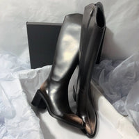 Bottes Cavalières Aspect Patiné — vue 4
