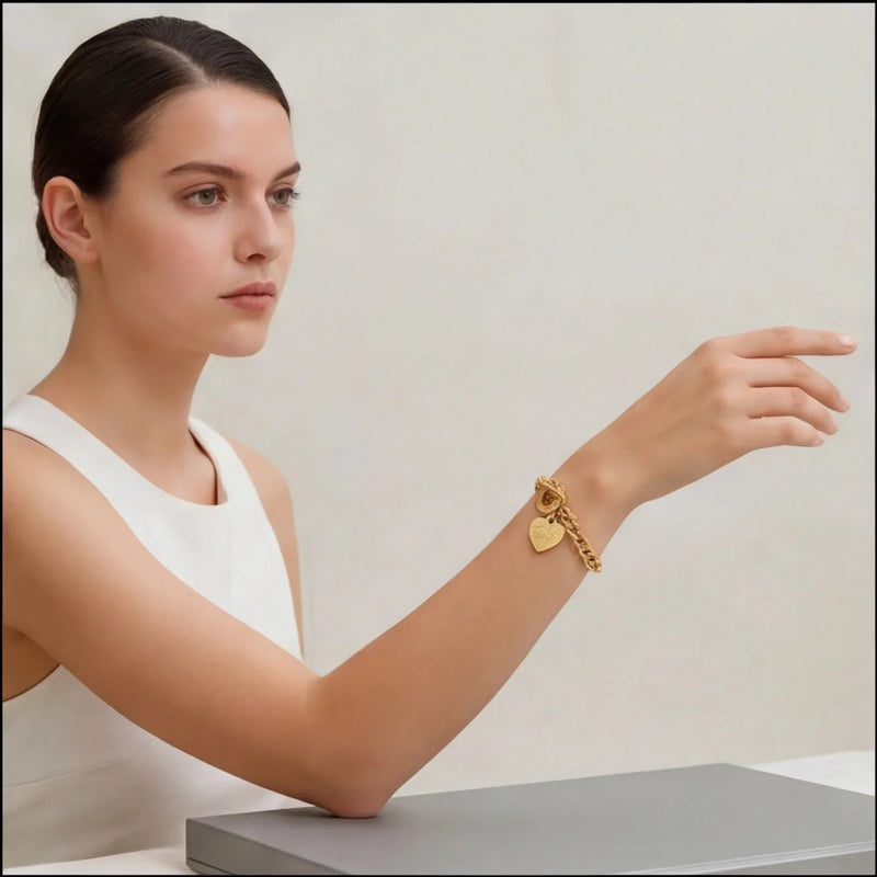 Bracelet Chaîne Fine Signature — vue 2