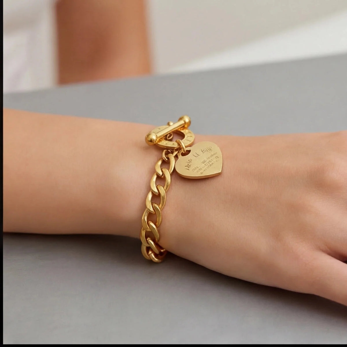 Bracelet Chaîne Fine Signature — vue 4