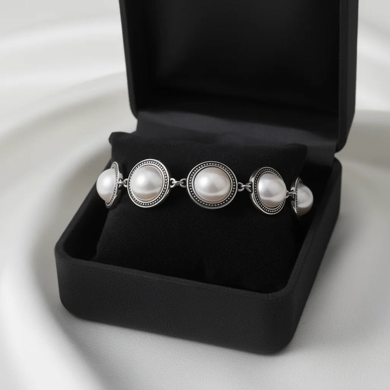Bracelet Perles & Détails Métal — vue 1