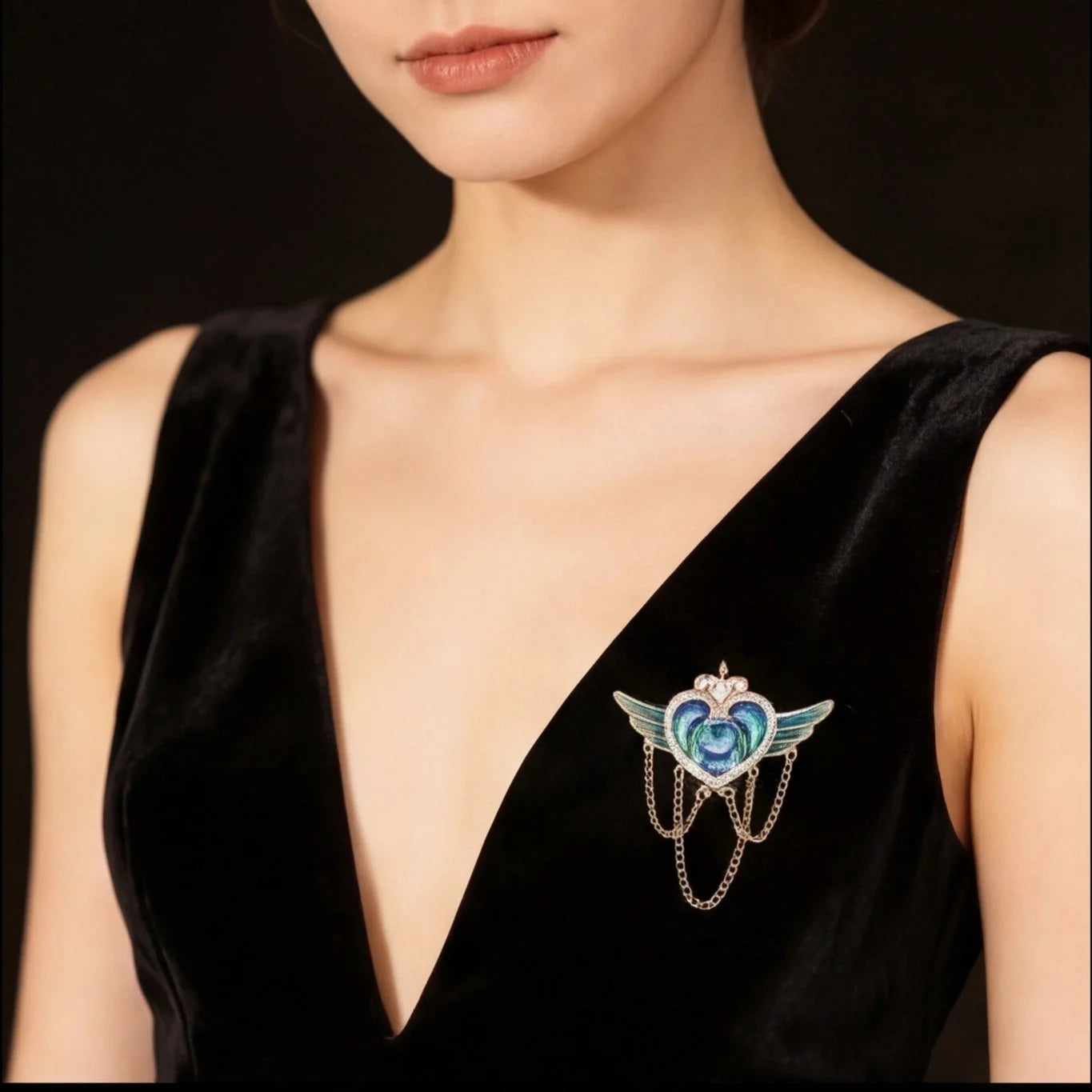 Broche Saphira Pièce Signature — vue 6 Image