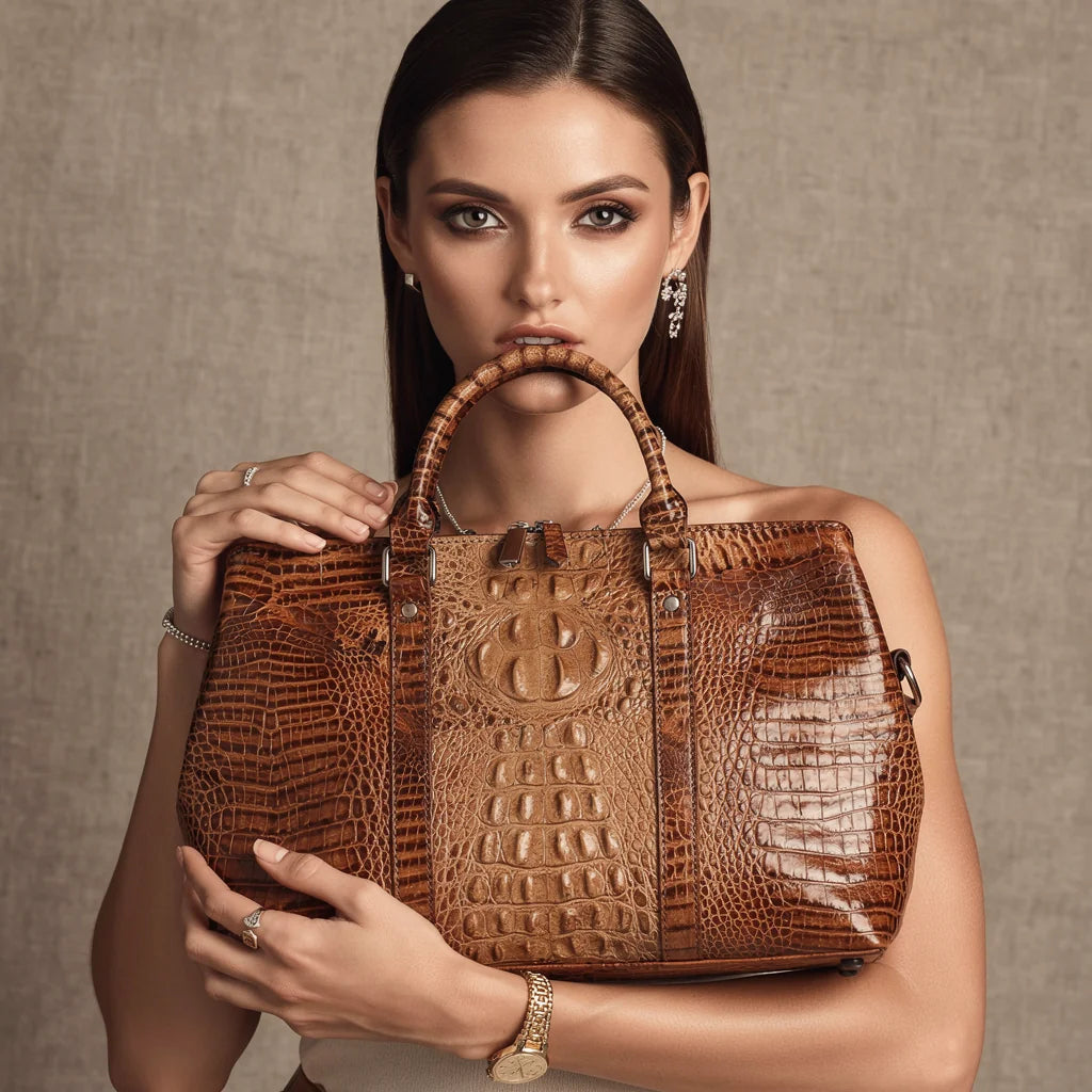 Cabas Cognac Grand Format — vue 2 Image
