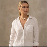 Collier Duo de Perles Minimaliste — vue 5