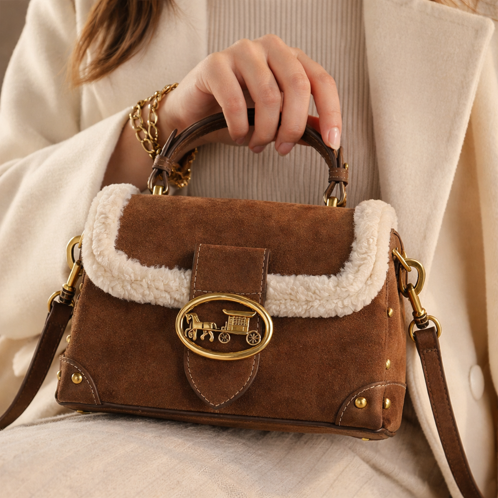 Sac à main cuir vintage vintage — timeless sole porté - Sakiwé