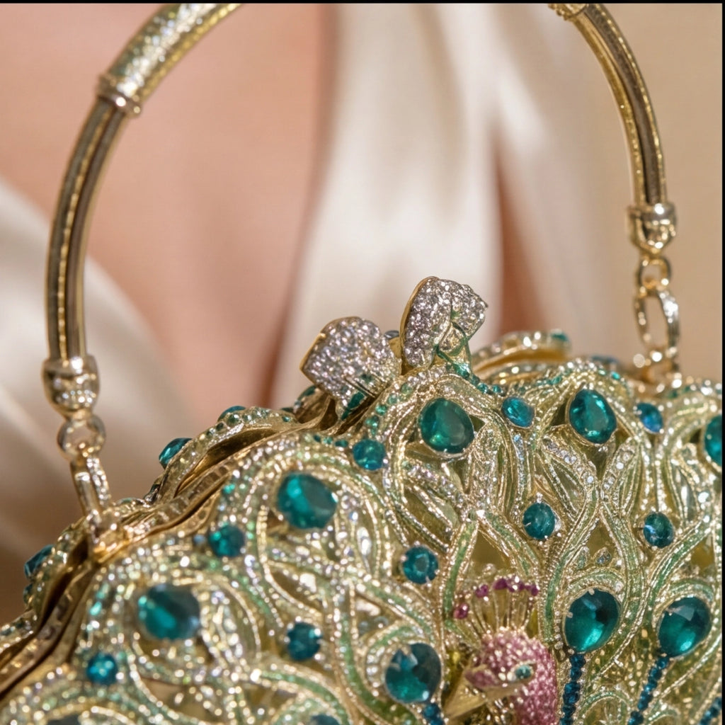 Sac à main cuir soirée porté - Sakiwé