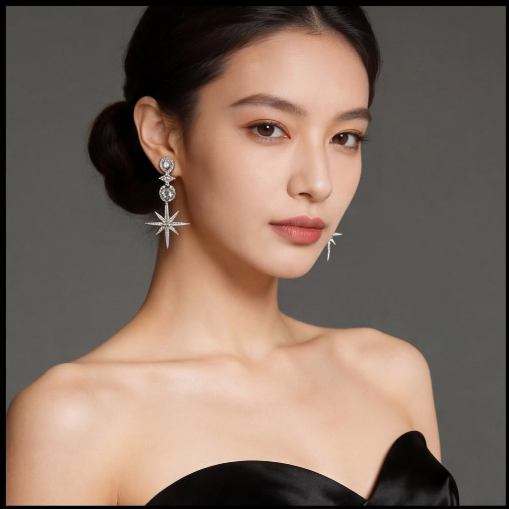 Boucles d'Oreille Cuir Minimaliste vue 6 - Sakiwé