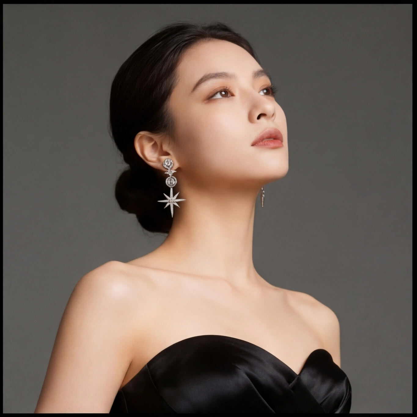 Boucles d'Oreille Cuir Minimaliste vue 7 - Sakiwé