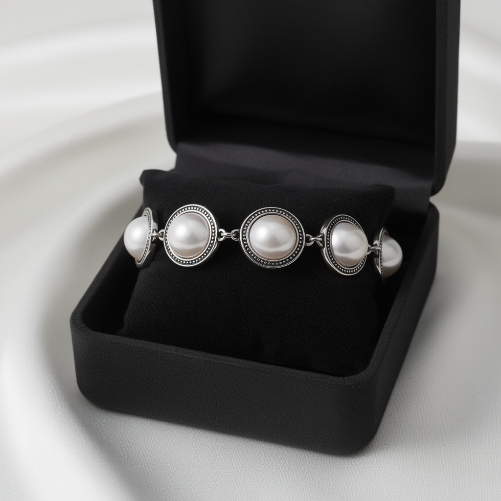 Bracelet Cuir Perla Femme vue face - Sakiwé