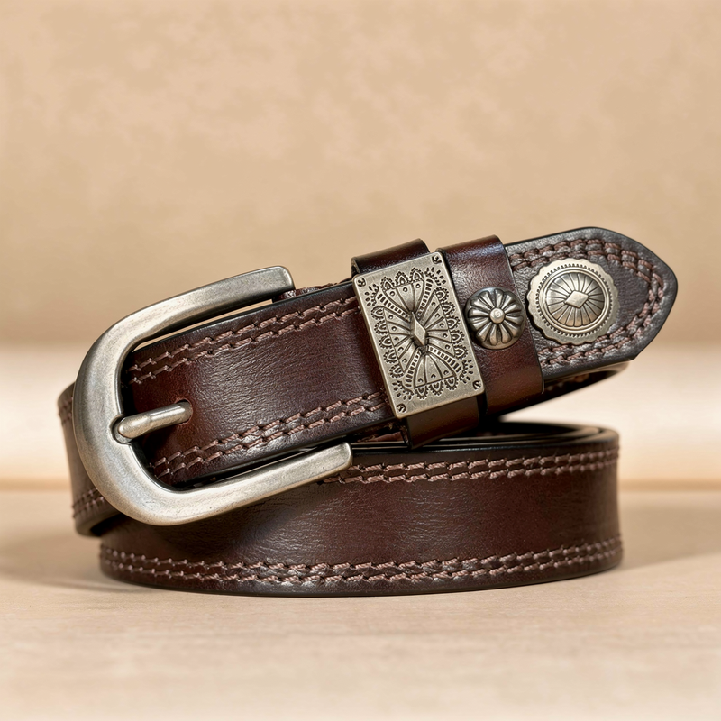 Ceinture effet cuir ligne essentielle