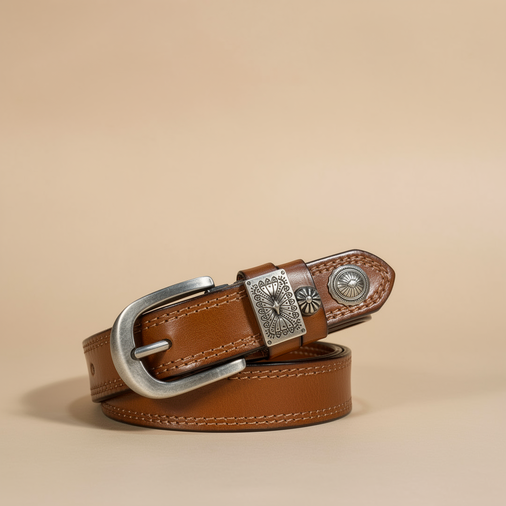 Ceinture effet cuir ligne essentielle