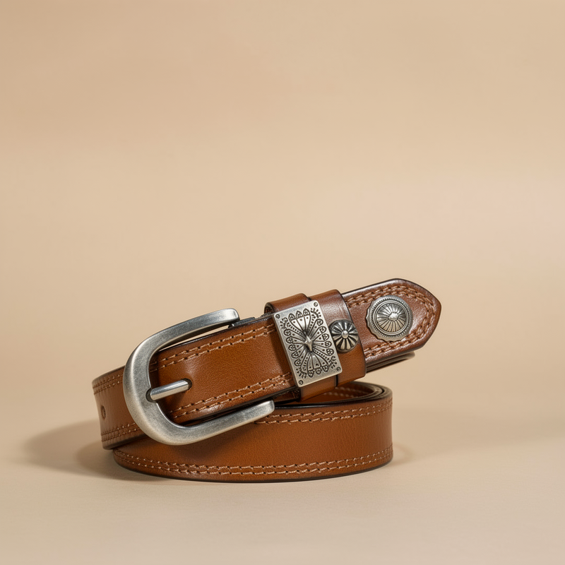 Ceinture effet cuir ligne essentielle