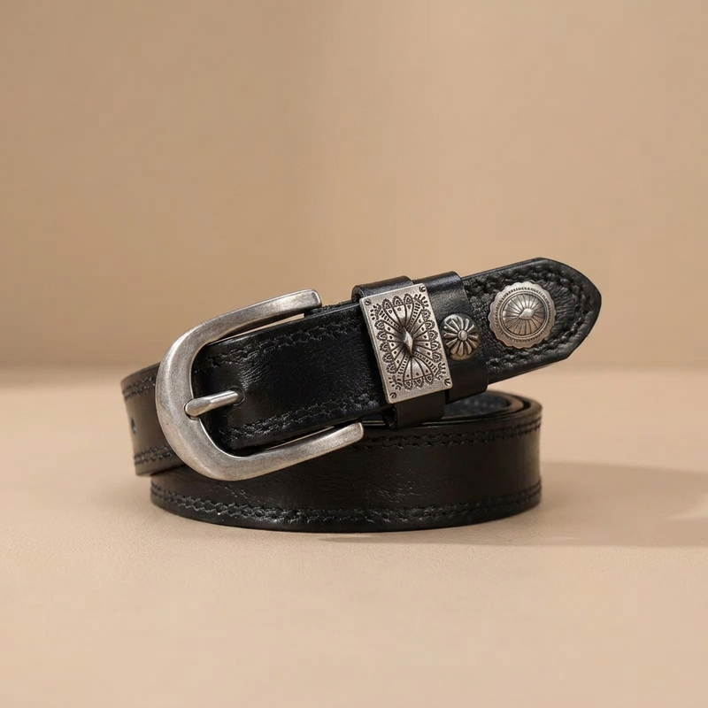 Ceinture effet cuir ligne essentielle