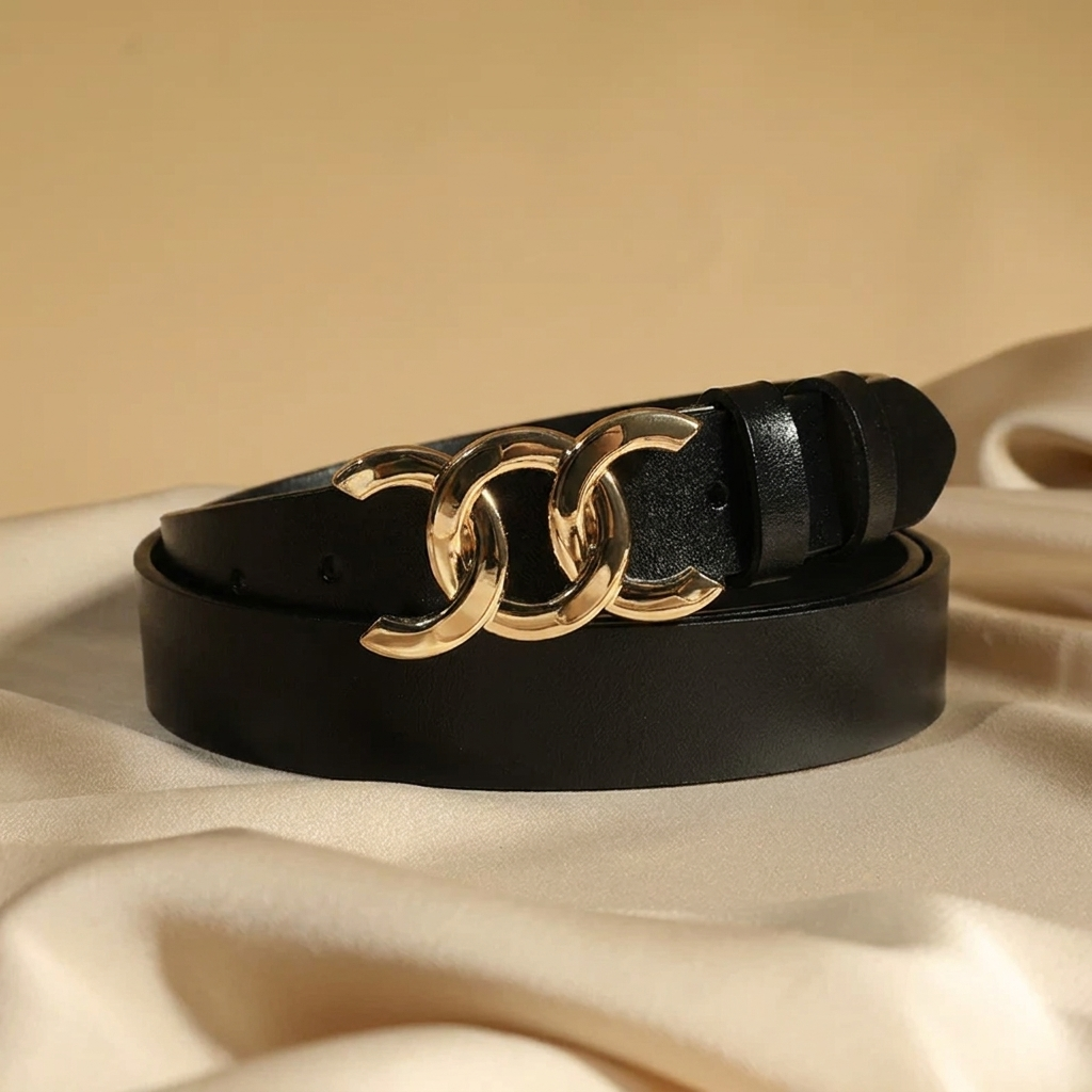 Ceinture structuree boucle signature