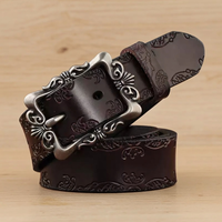 Sculptural buckle belt