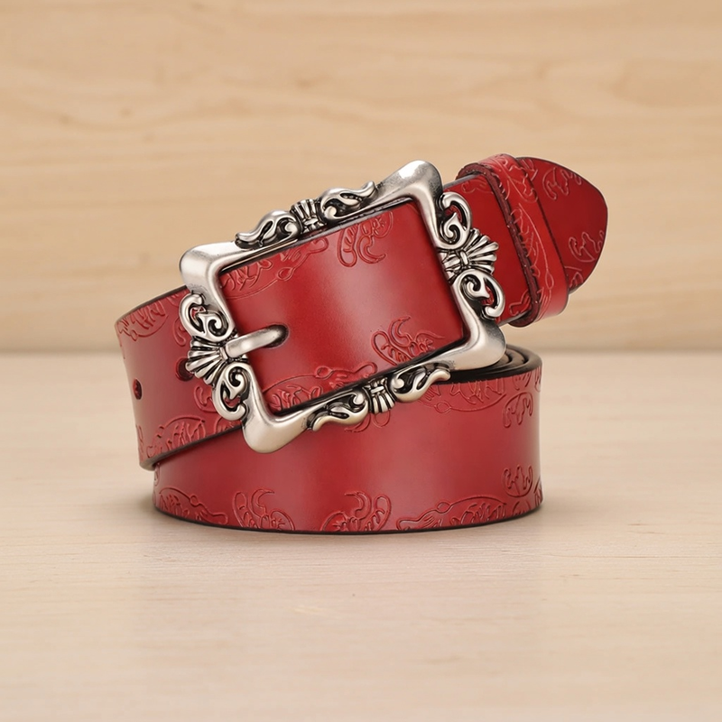 Ceinture boucle sculpturale
