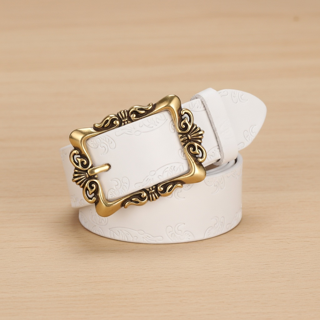 Ceinture boucle sculpturale