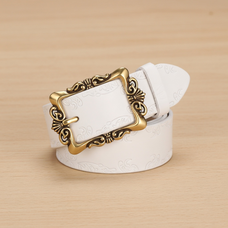 Ceinture boucle sculpturale