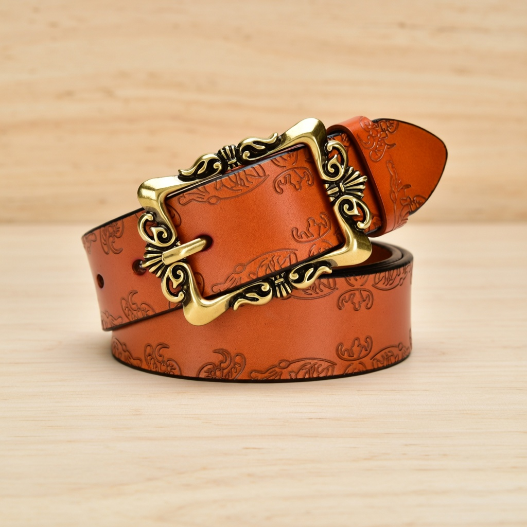 Ceinture boucle sculpturale