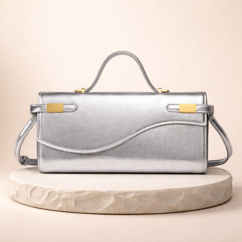 Pochette soiree fermoir signature