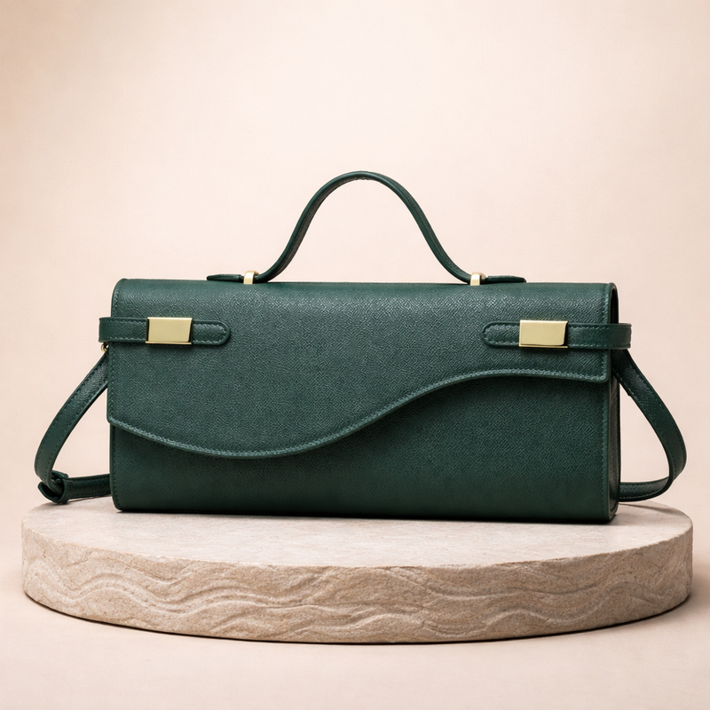 Pochette soiree fermoir signature